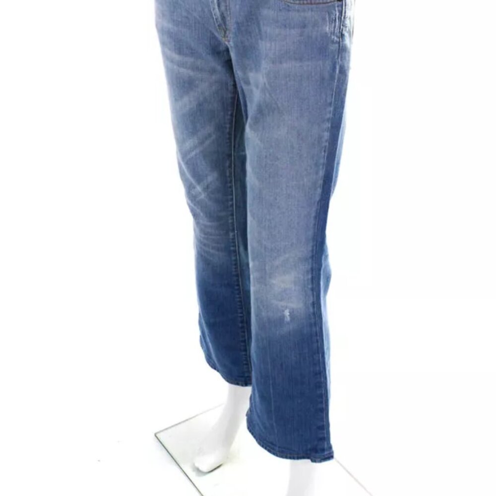 $359 Authentic 7 For ALL MANKIND Made in USA Women's Blue Jeans Sz.29 (30X28)